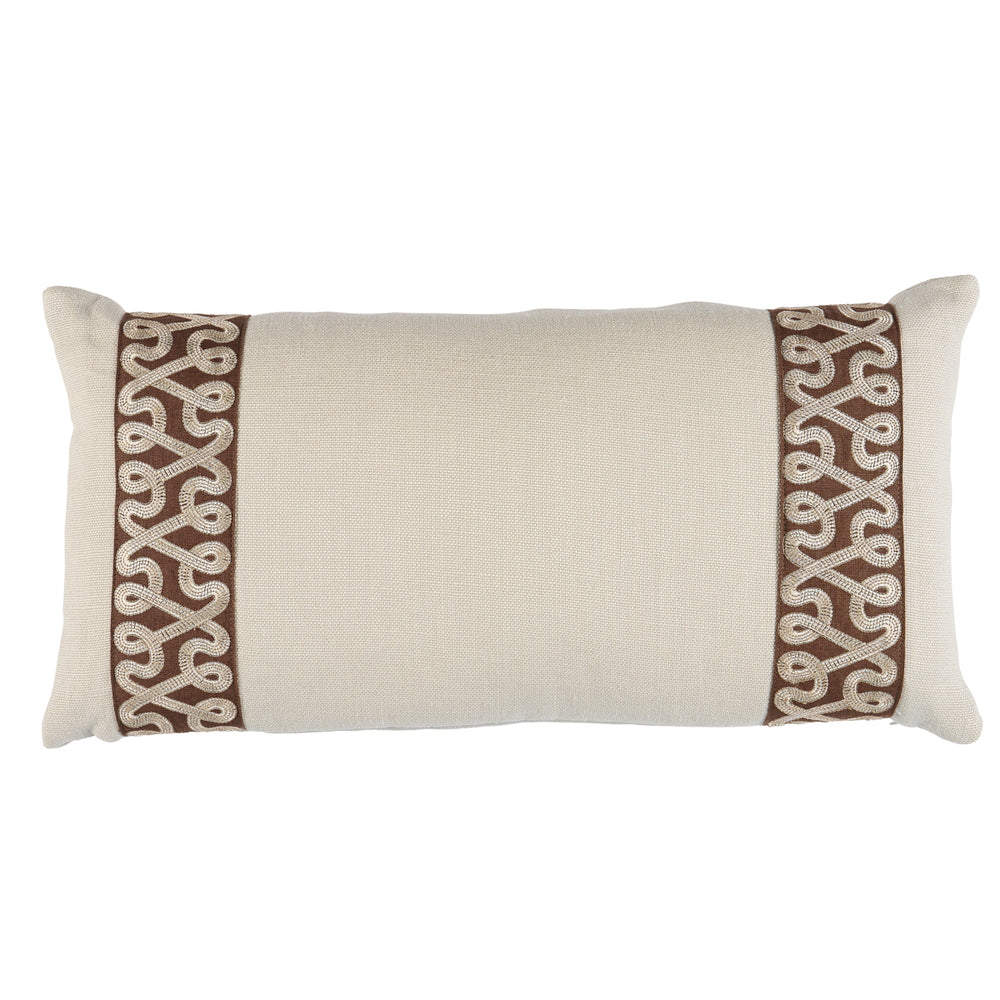 Freeform Tape Pillow | Chocolate