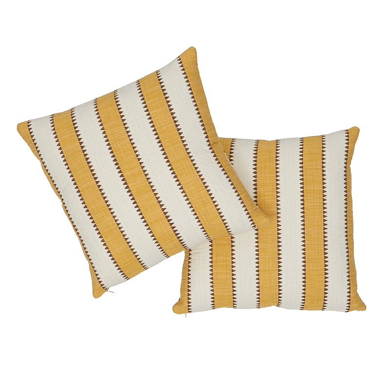 Isolde Stripe Pillow | Yellow