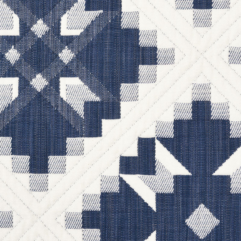 Tristan Patchwork Pillow | Indigo