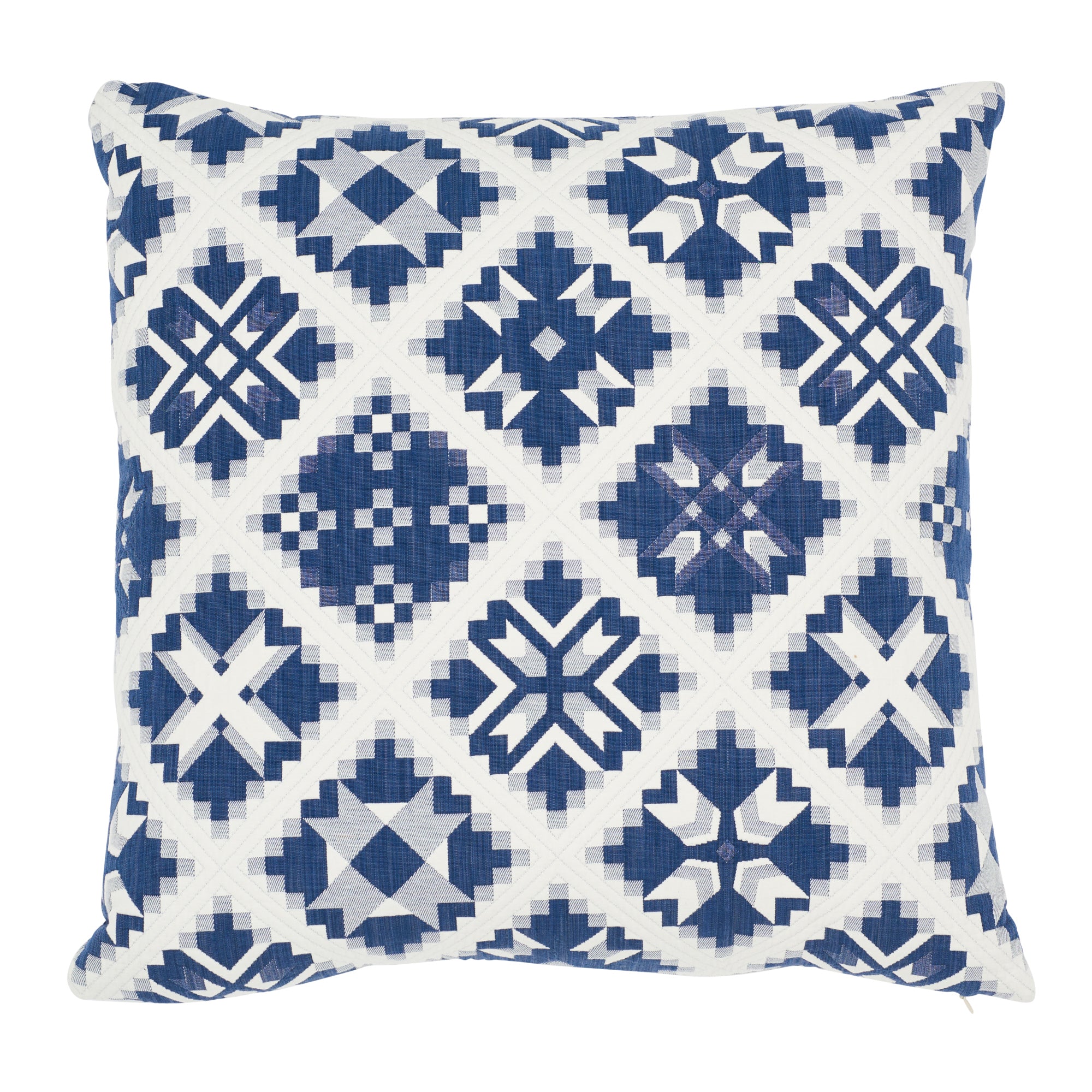 Tristan Patchwork Pillow | Indigo