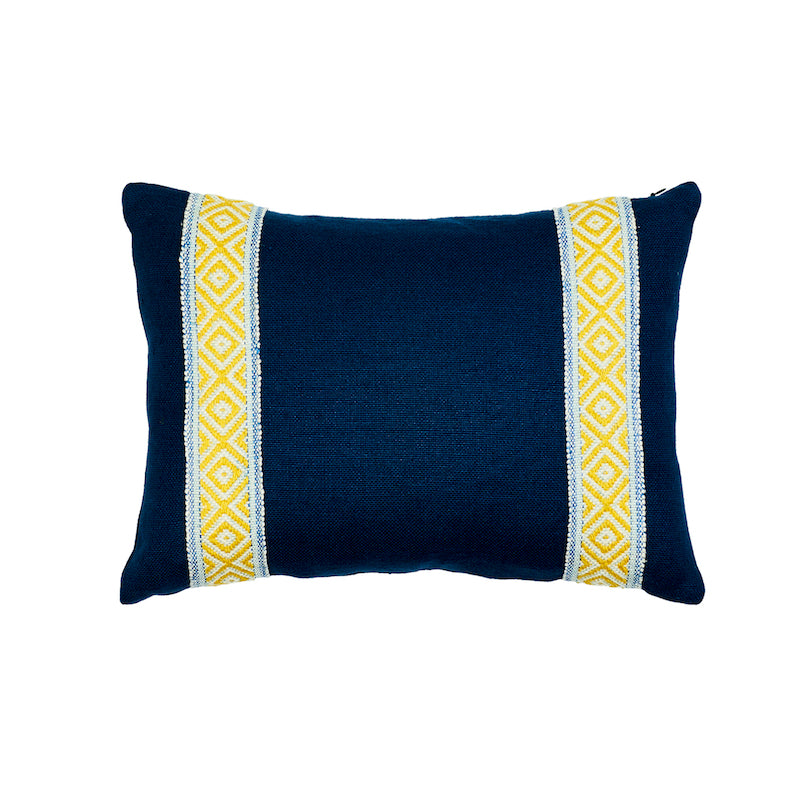 Larson Pillow | Yellow & Blue