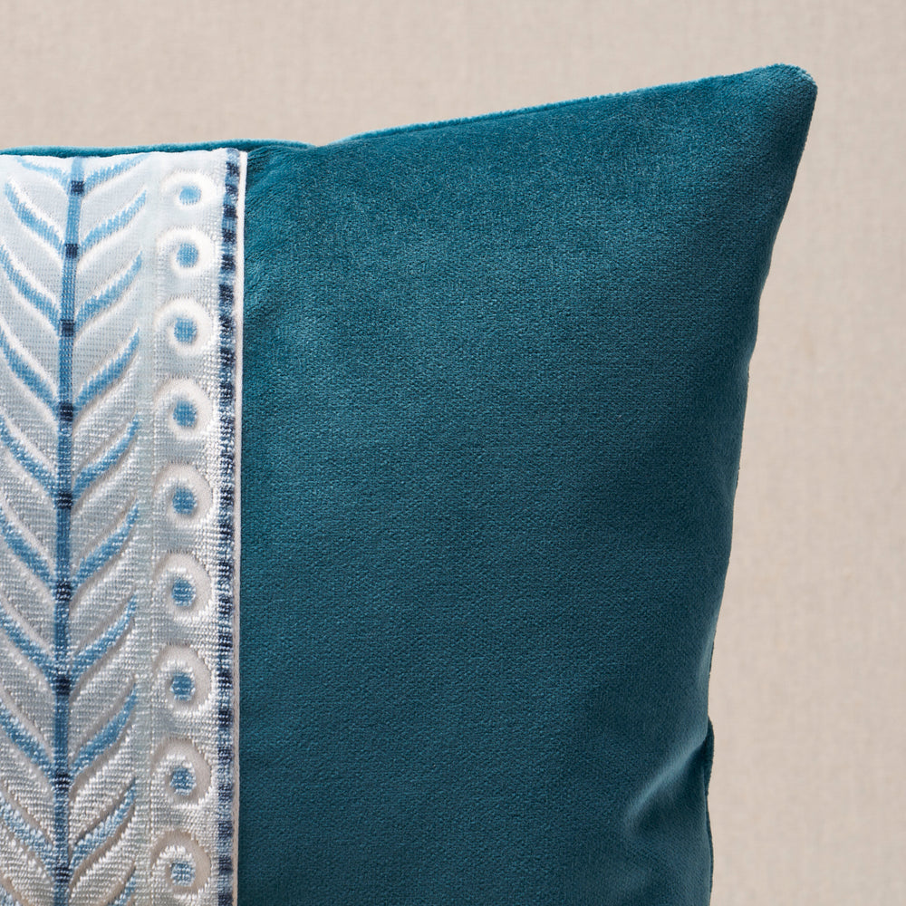 Marion Velvet Pillow | Prussian