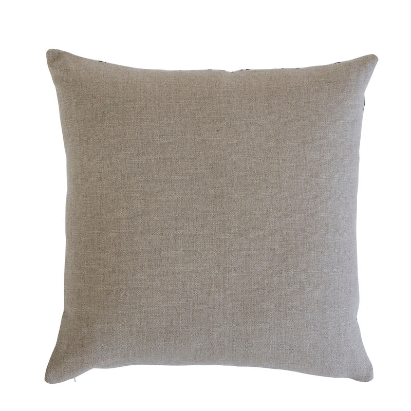 Cynthia Embroidered Pillow | Black