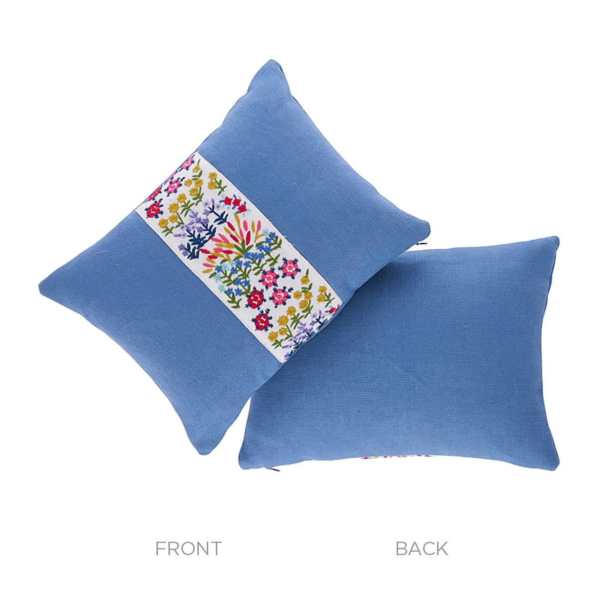 Lula Embroidered Pillow | Ivory