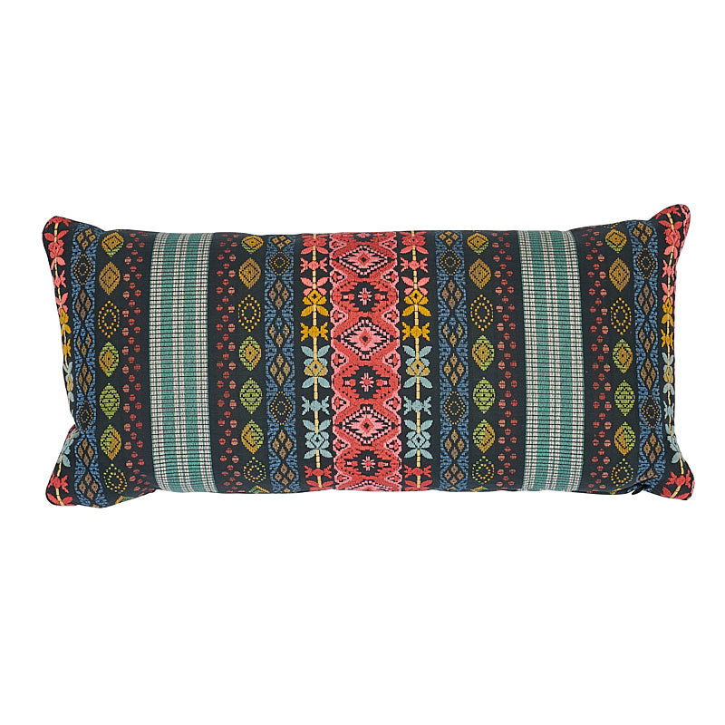 Cosima Embroidery Pillow | Carbon Multi