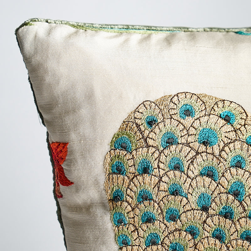 Royal Silk Embroidery Pillow D | Multi