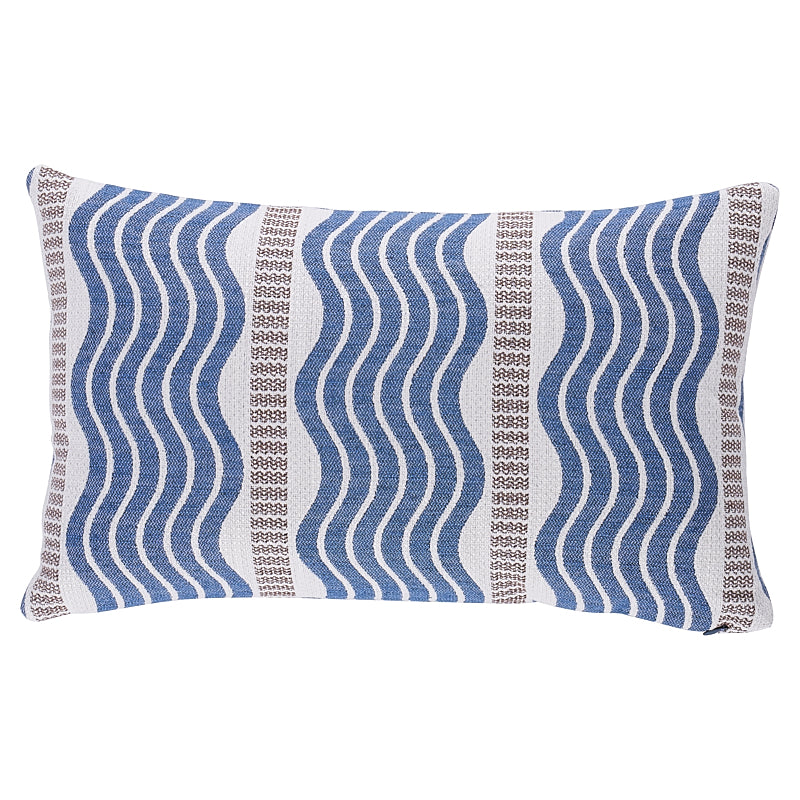 Sina Stripe Pillow | Blue