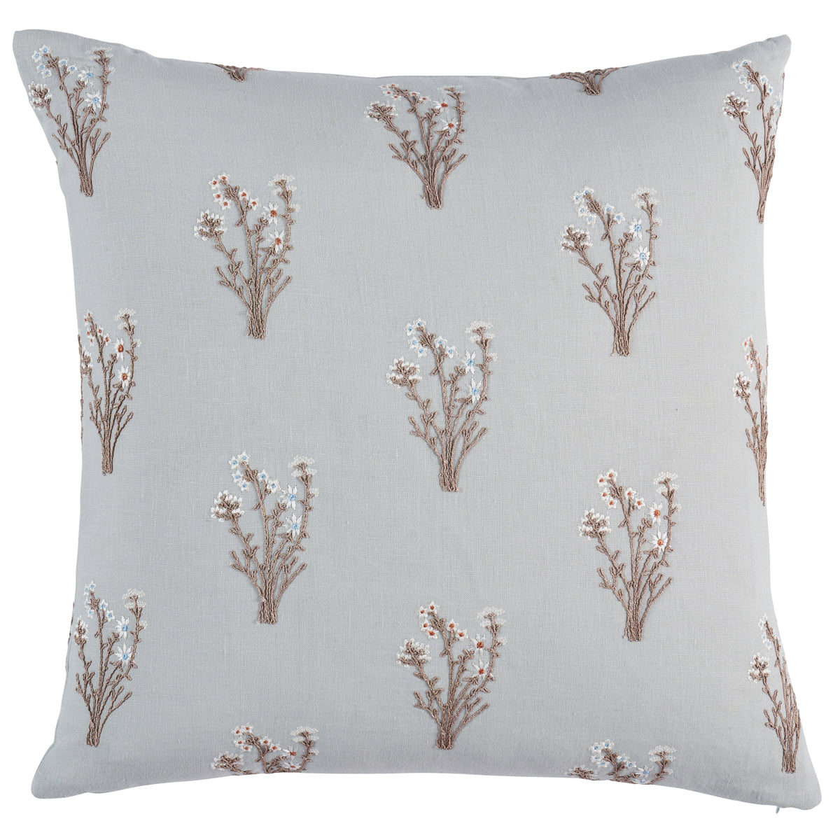 Stora Embroidery Pillow | Mineral
