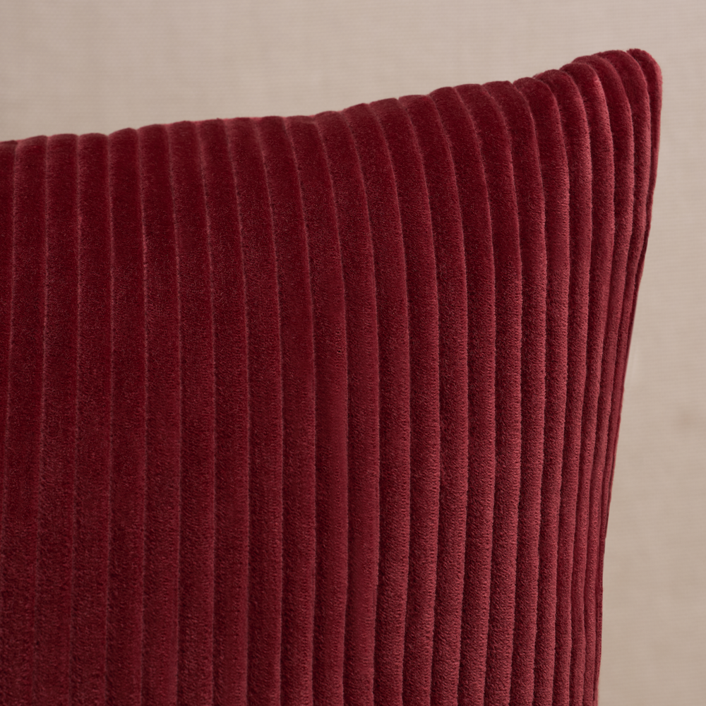 Wyatt Corduroy Pillow | Merlot