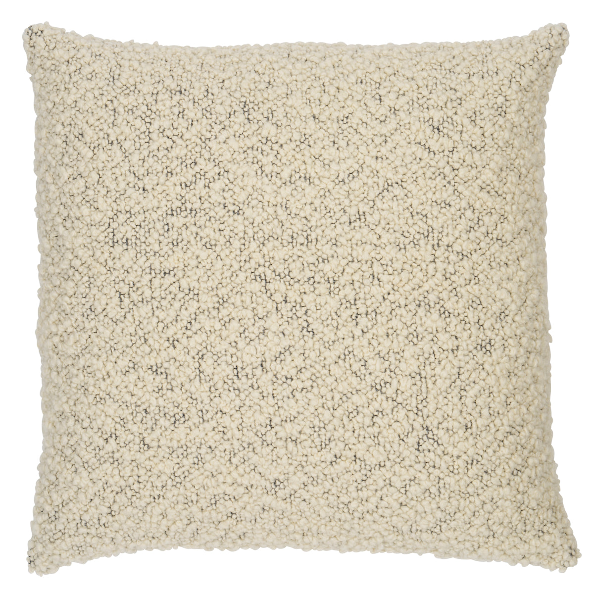 Margarete Pillow | Ivory on Charcoal