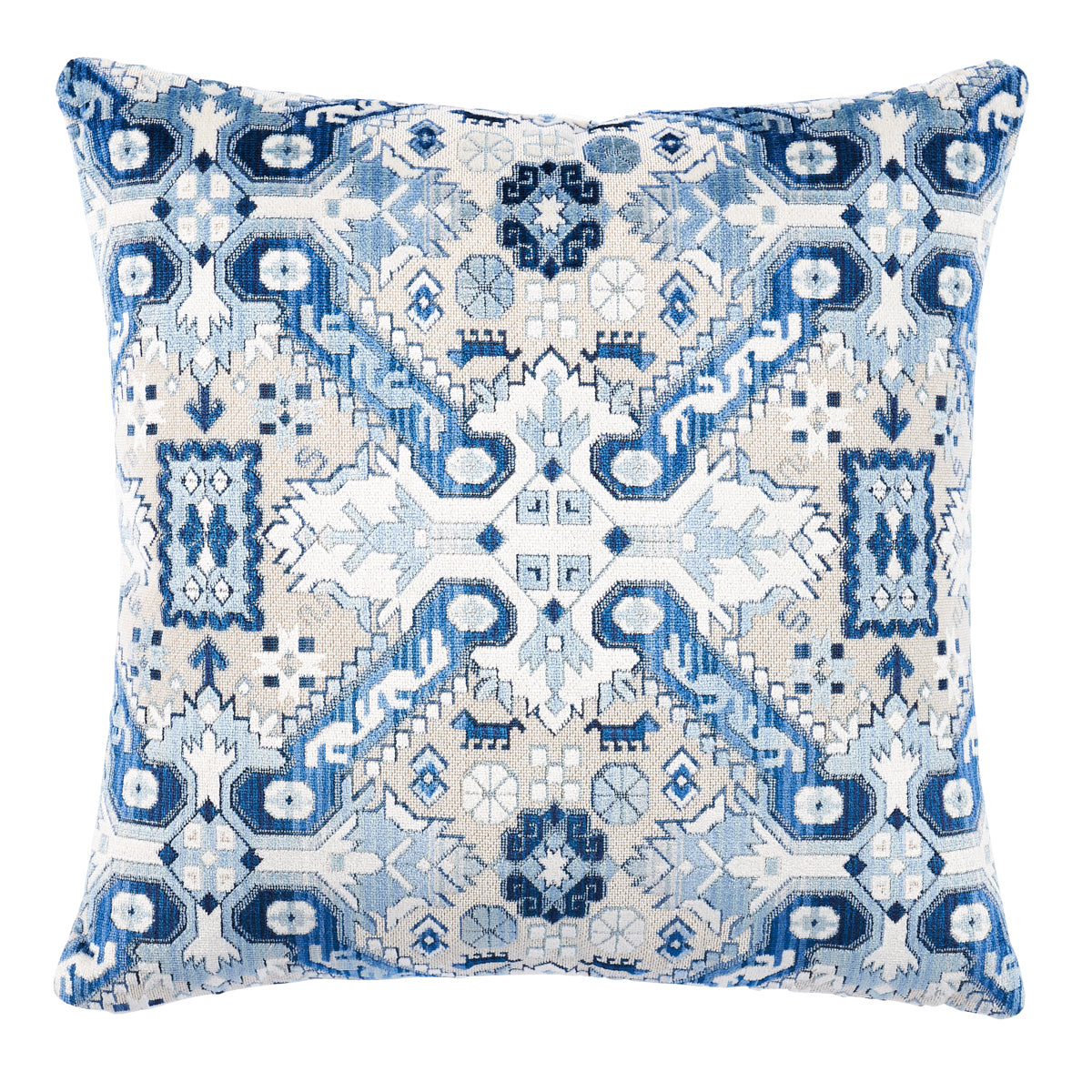 Tiraz Velvet Pillow | Indigo