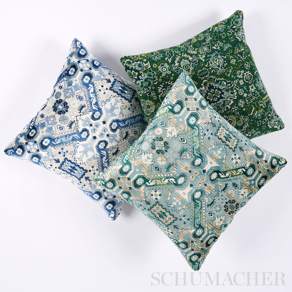 Pallay Épinglé Pillow | Emerald