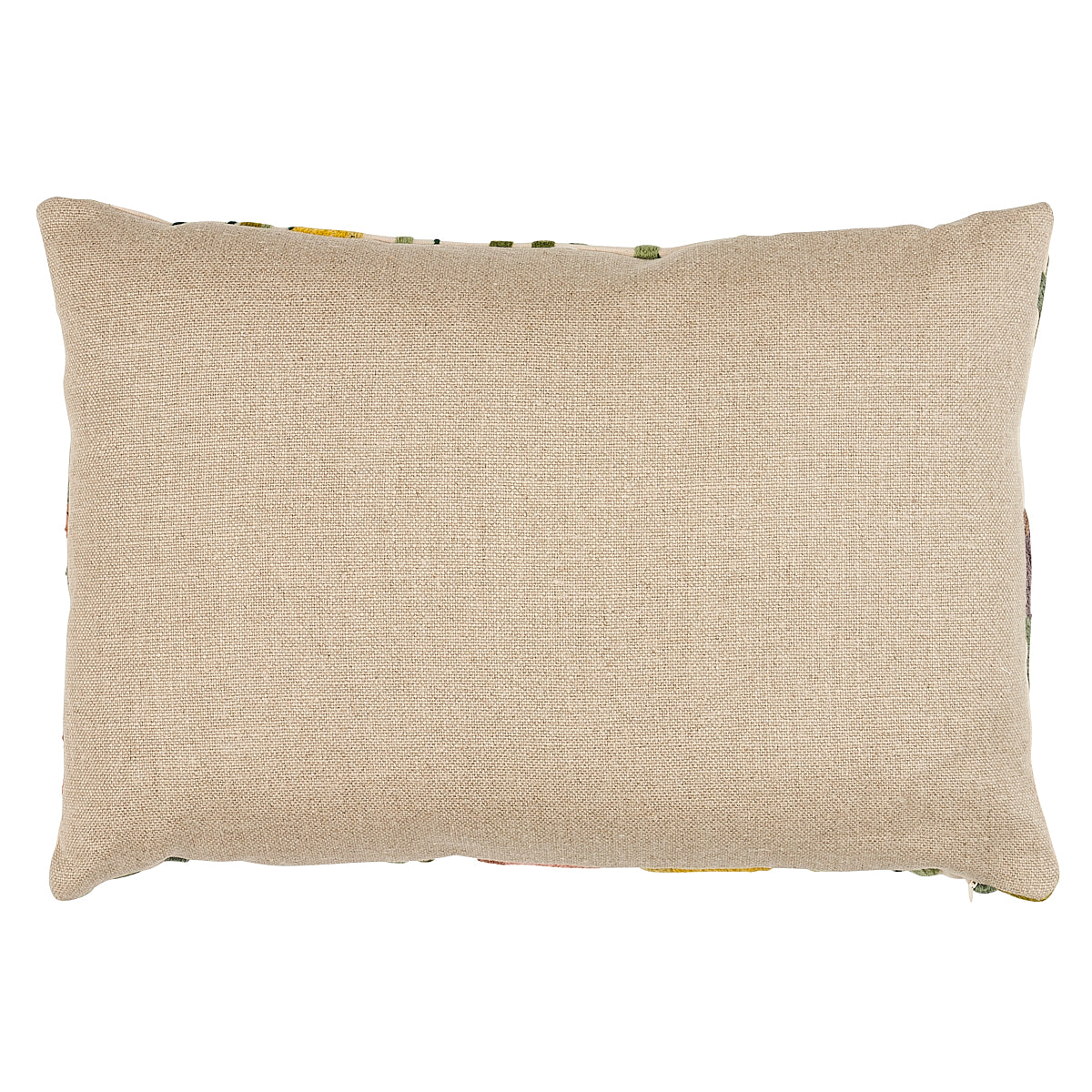 Deco Flower Embroidery Pillow | Multi