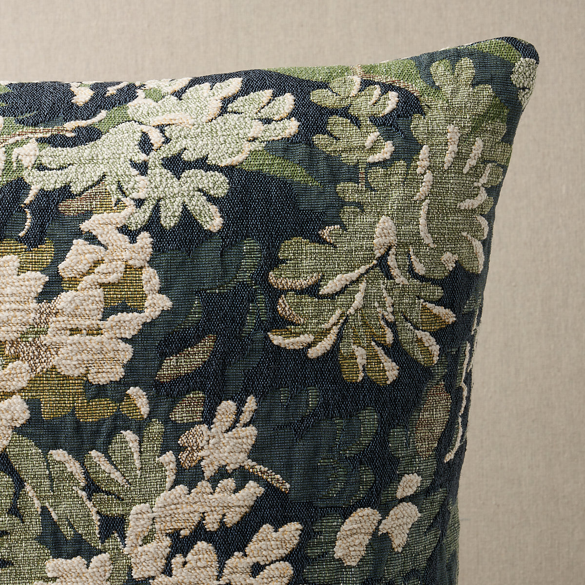 Verdure Tapestry Pillow | Peacock