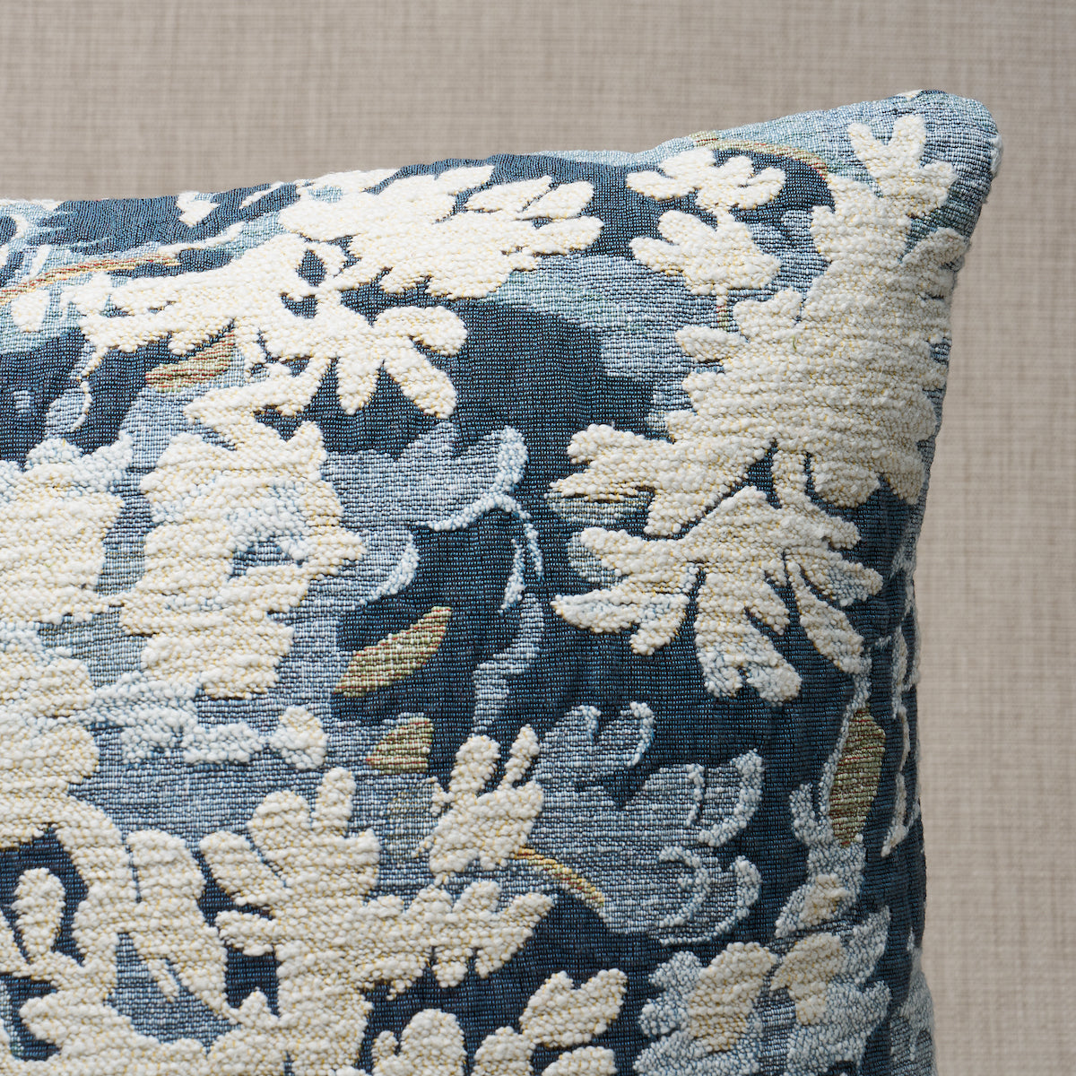 Verdure Tapestry Pillow | Blue