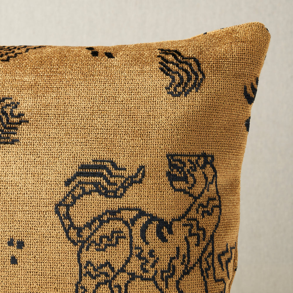 Kinabalu Velvet Pillow | Gold