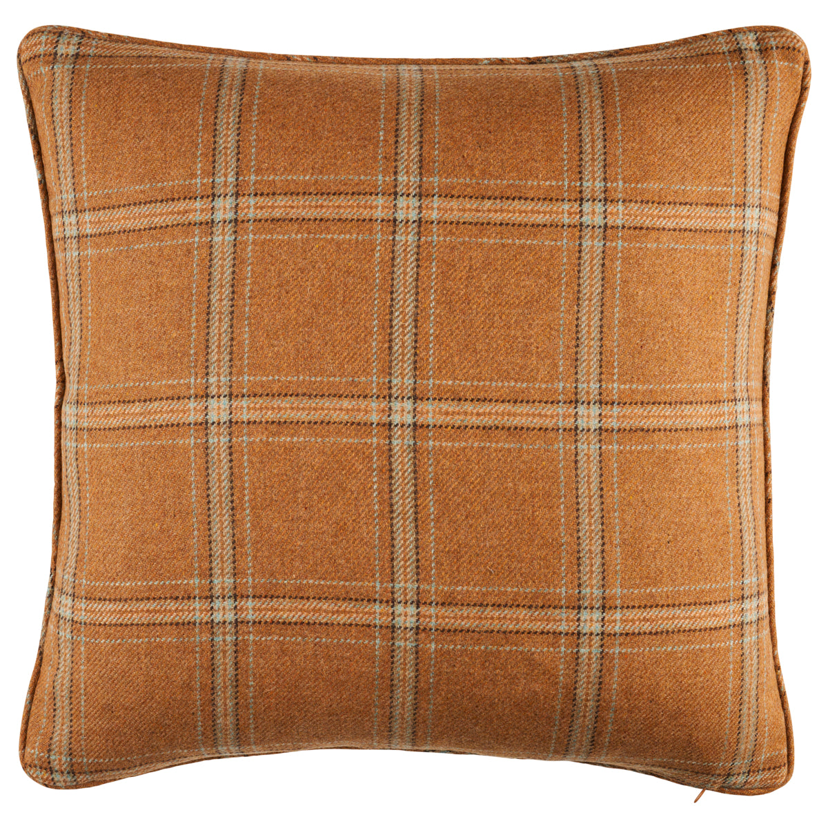 Blackburn Merino Plaid Pillow | Camel