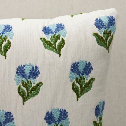 Rosina Floral Pillow | Cornflower