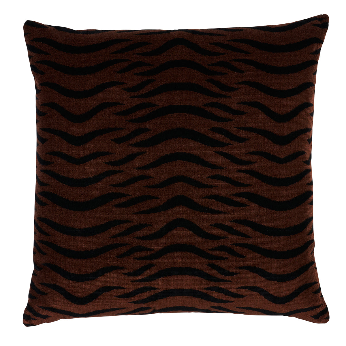 Sabi Tiger Velvet Pillow | Java