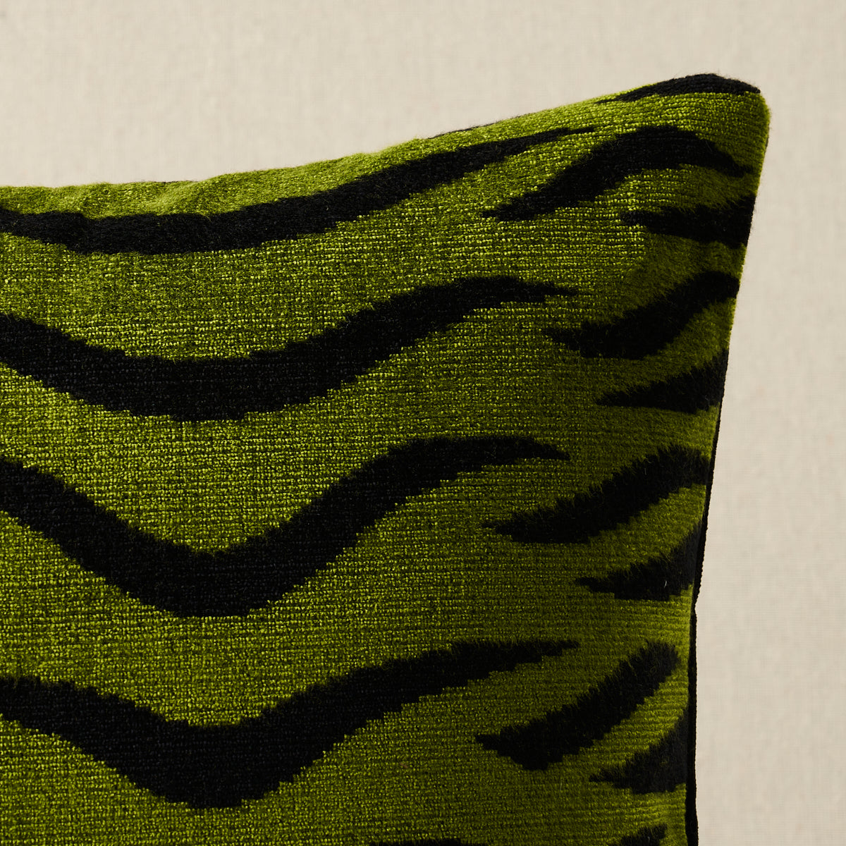 Sabi Tiger Velvet Pillow | Jungle