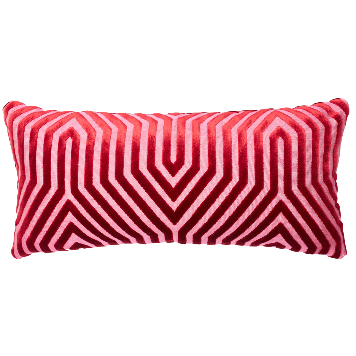 Vanderbilt Velvet Pillow | Fushia