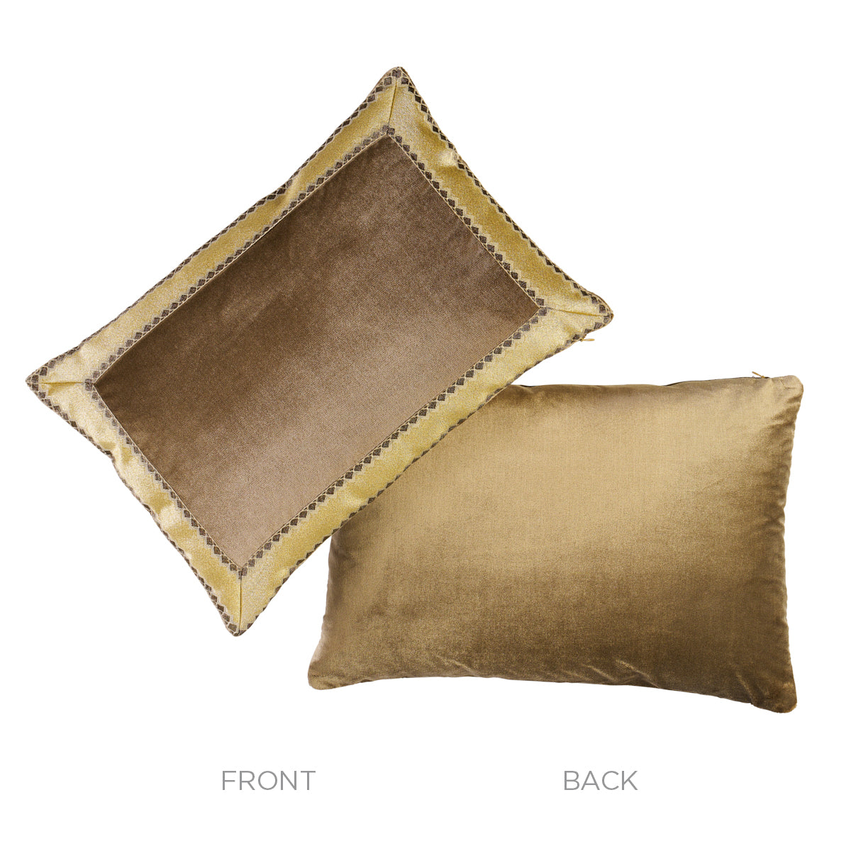 Allure Metallic Tape Pillow | Hazel