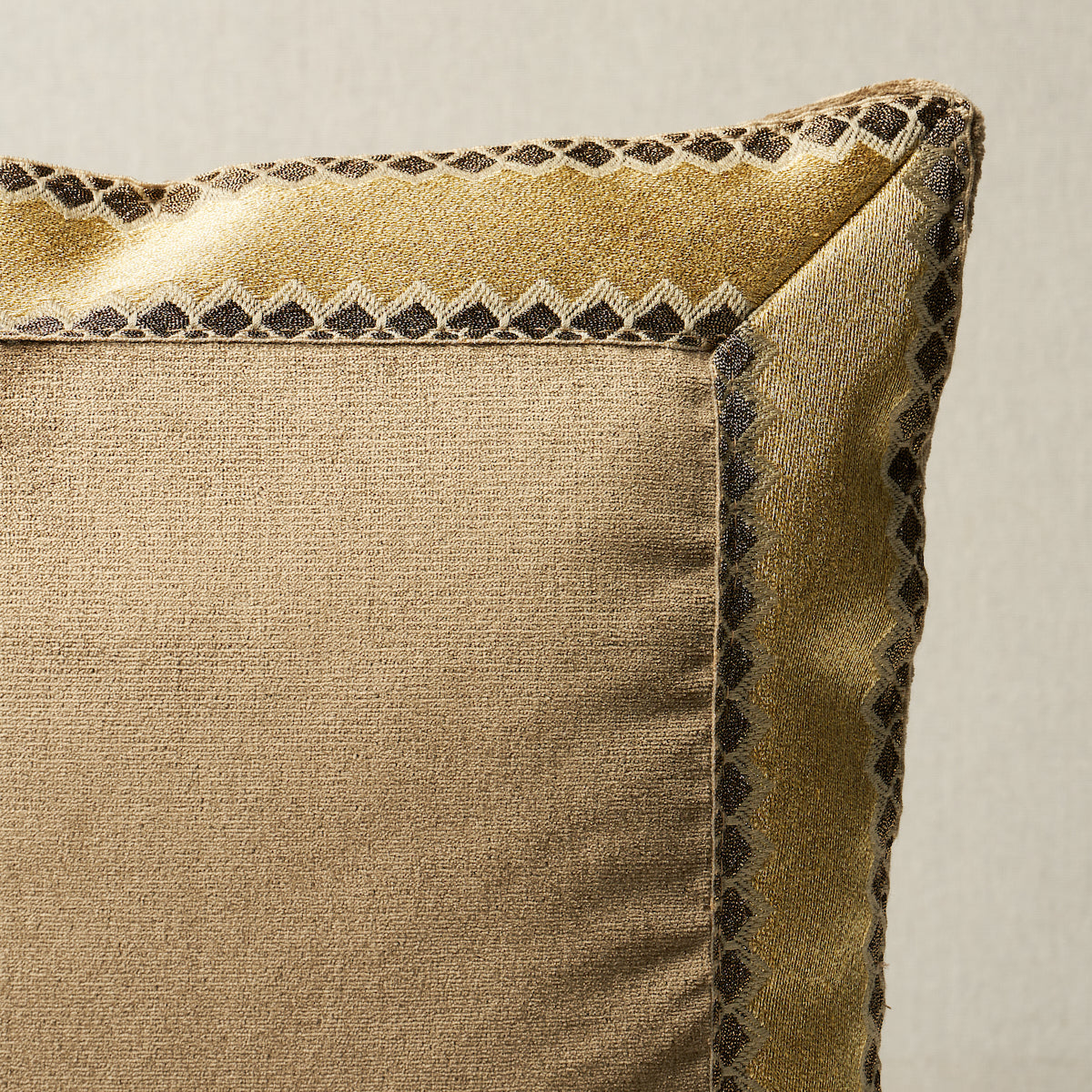 Allure Metallic Tape Pillow | Hazel