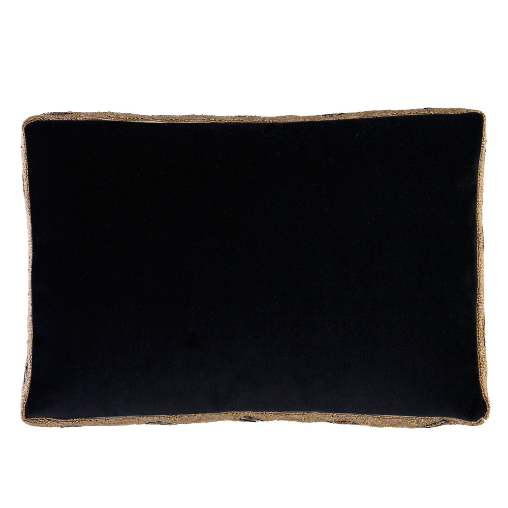 Mind's Eye Box Edge Pillow | Black