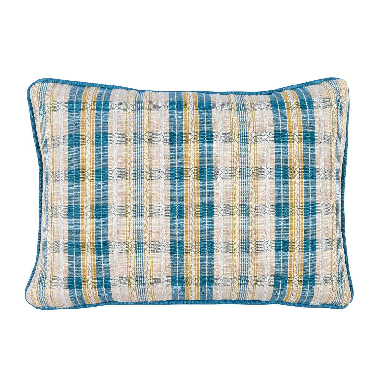 Fonda Pillow | Teal & Citron