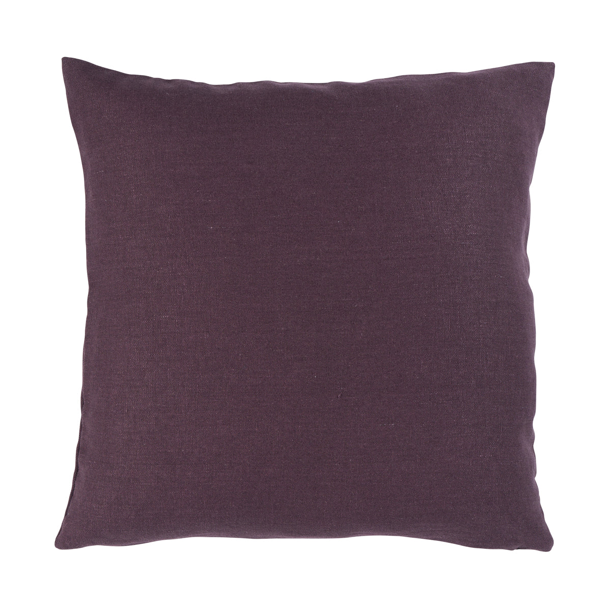 Jumi Stonewashed Linen Pillow | Aubergine