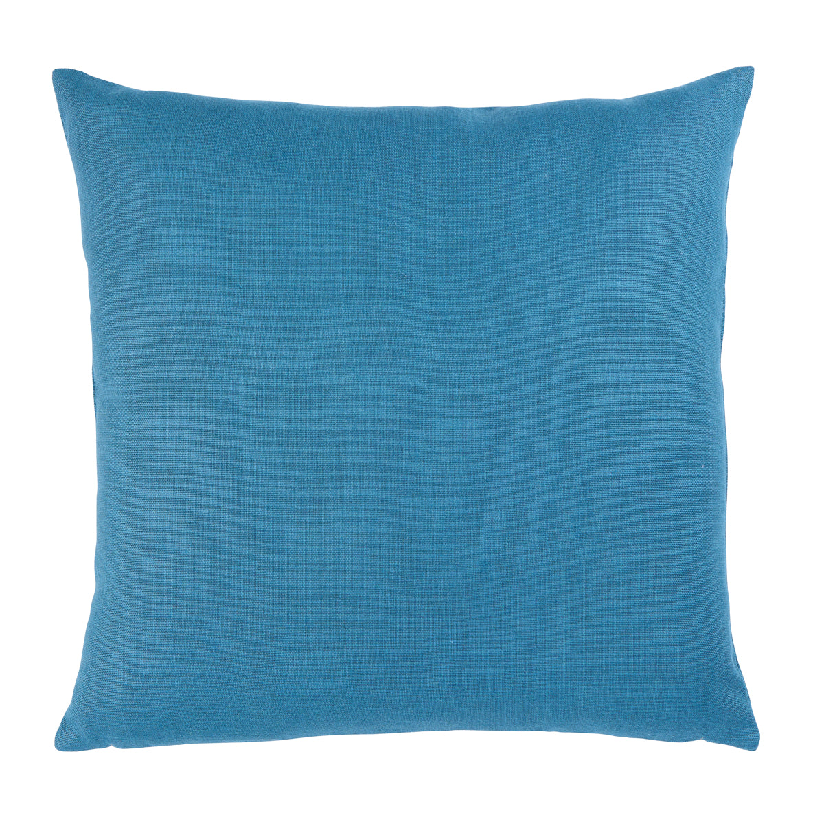 Leo Glazed Linen Pillow | Peacock