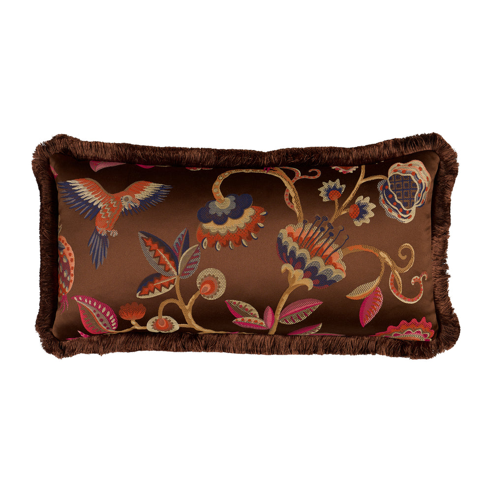 Birds of Paradise Pillow | Chestnut