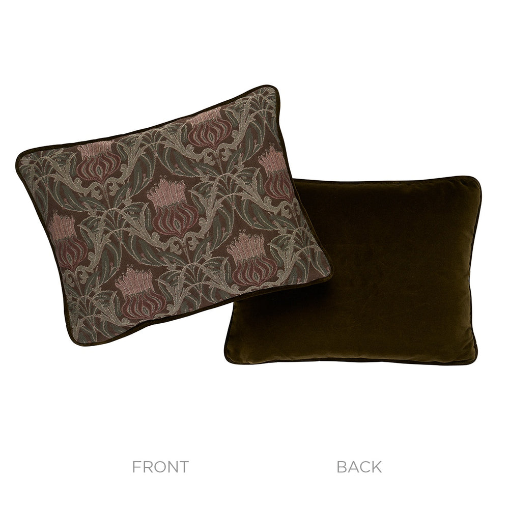 Rowallan Trellis Pillow | Chocolate