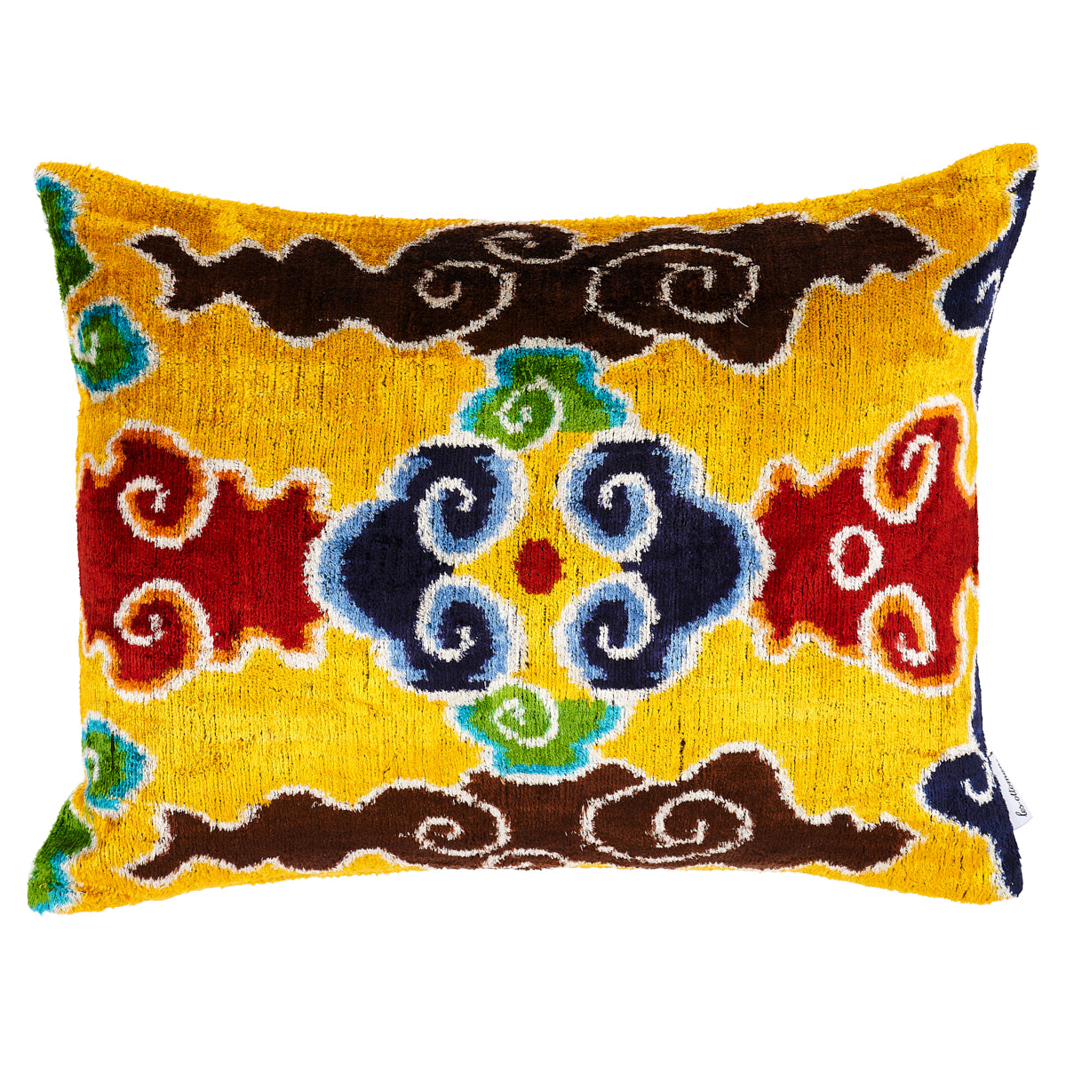 Konya Silk Velvet Pillow | Multi