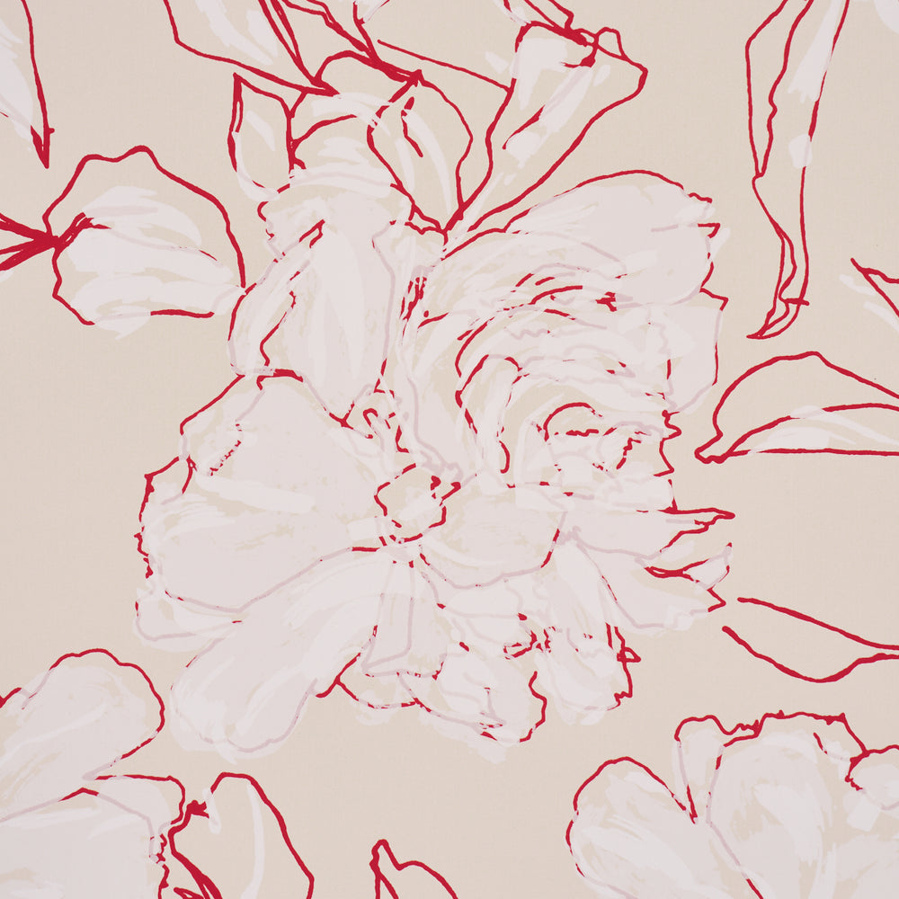 PEONY SILHOUETTE | Red