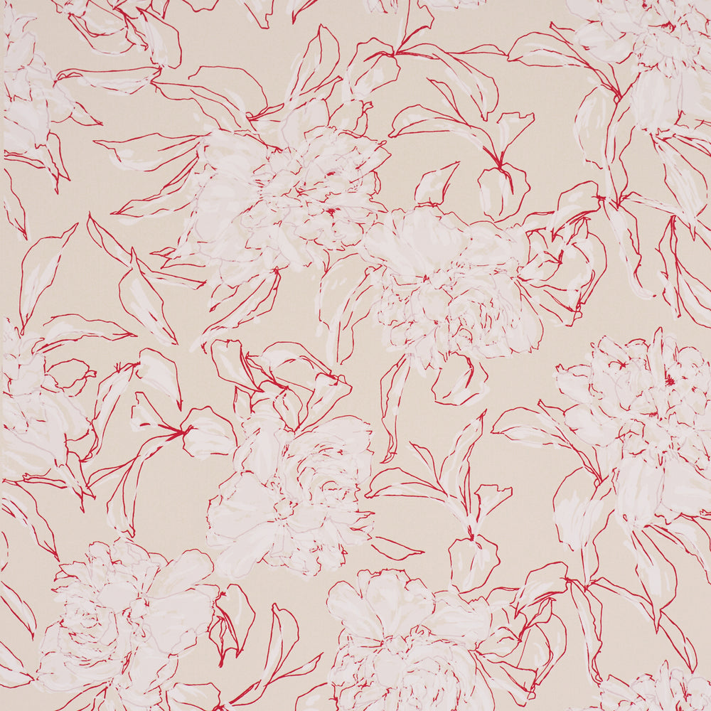 PEONY SILHOUETTE | Red