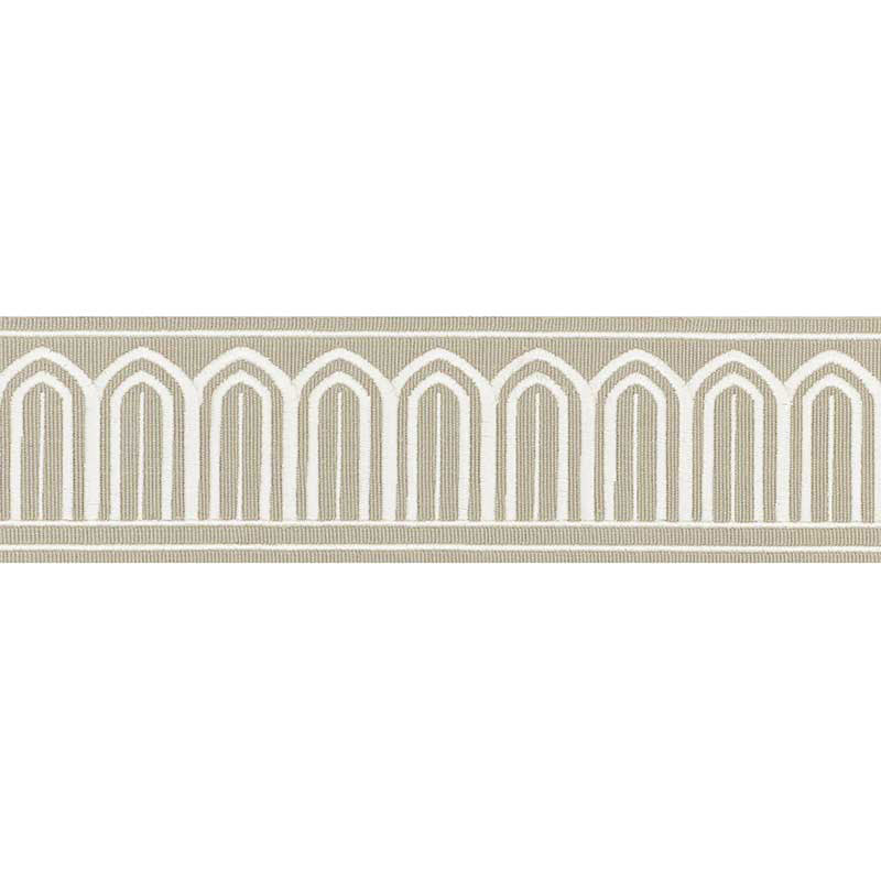 ARCHES EMBROIDERED TAPE MEDIUM | TAUPE