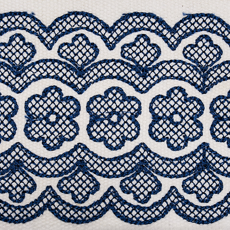 Astrid Embroidered Tape | BLUE