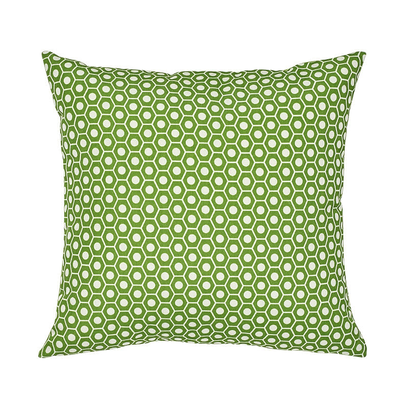 Queen b i/o 16" pillow | Green