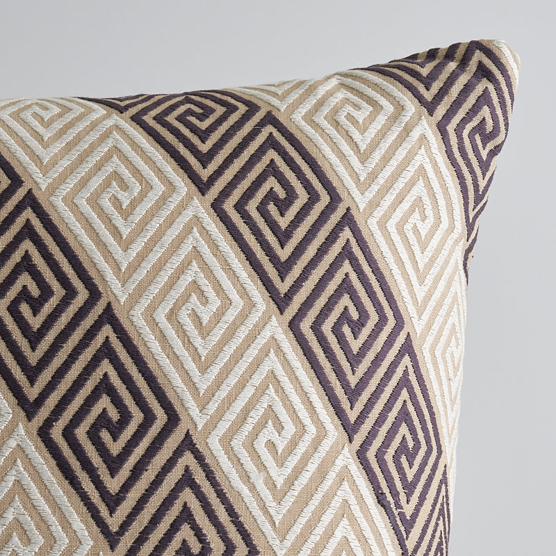 Nebaha Embroidery Pillow | Charcoal