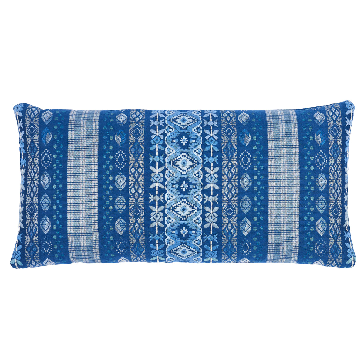 Cosima Embroidery Pillow | Blue Multi