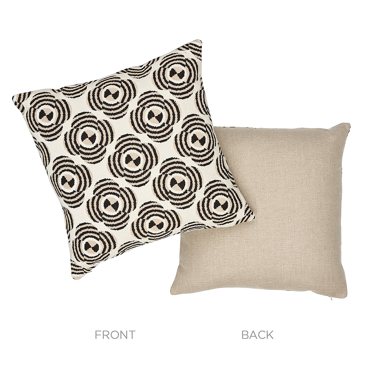Le Moderne Cut Velvet Pillow | Neutral