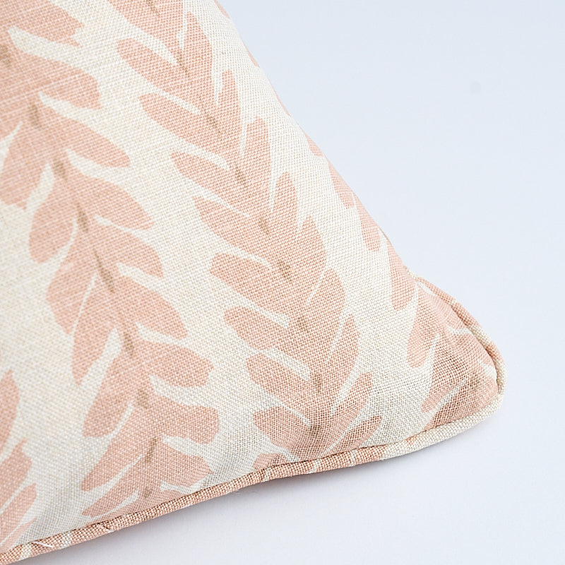 Woodperry 20" Pillow | Pink & Natural
